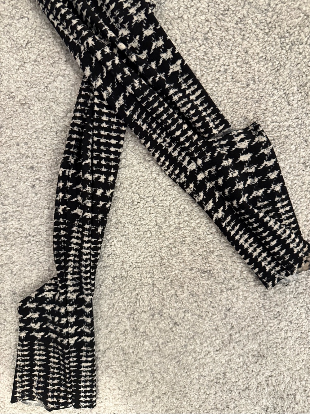 Norma Kamali Black & White Plaid Set - Picture 4 of 6